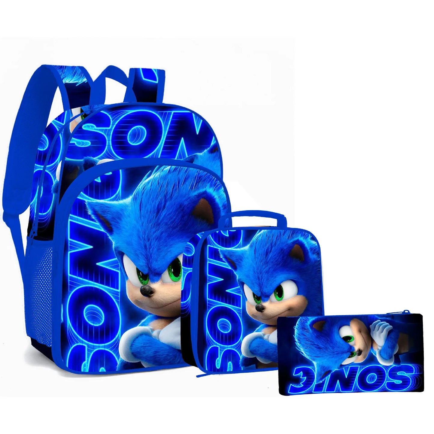 SONIC Bags for Primary and Secondary School Students and Children's Cartoon School Bag Mochila Schoolbag Boys Girls Anime