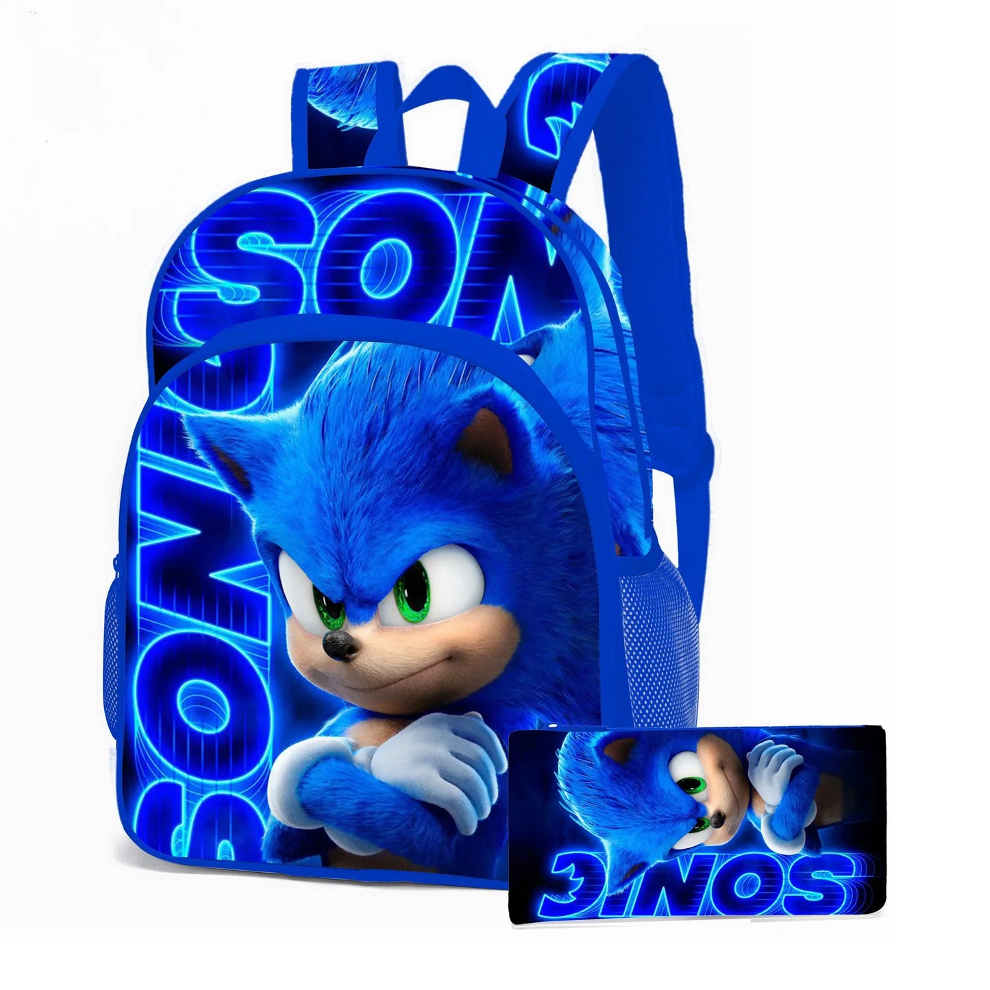 SONIC Bags for Primary and Secondary School Students and Children's Cartoon School Bag Mochila Schoolbag Boys Girls Anime