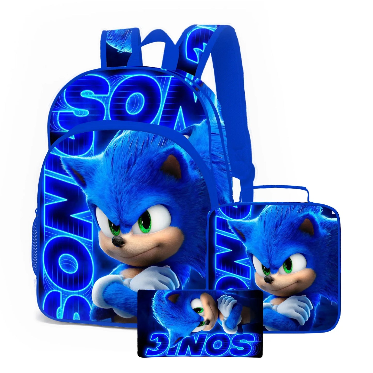SONIC Bags for Primary and Secondary School Students and Children's Cartoon School Bag Mochila Schoolbag Boys Girls Anime